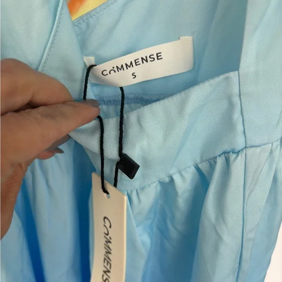 Commense Blue Ombre Cut-Out Maxi Dress with Spaghetti Straps Size XL NWT - Picture 7 of 7